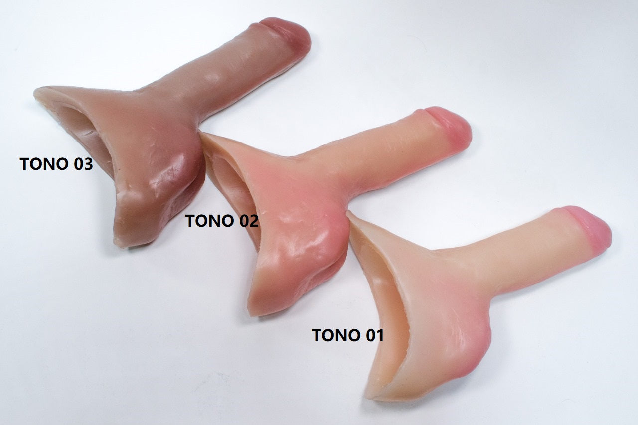 Packer Anatomico Realista Tlaloc 5en1- 12cm (Convertible a 2en1)