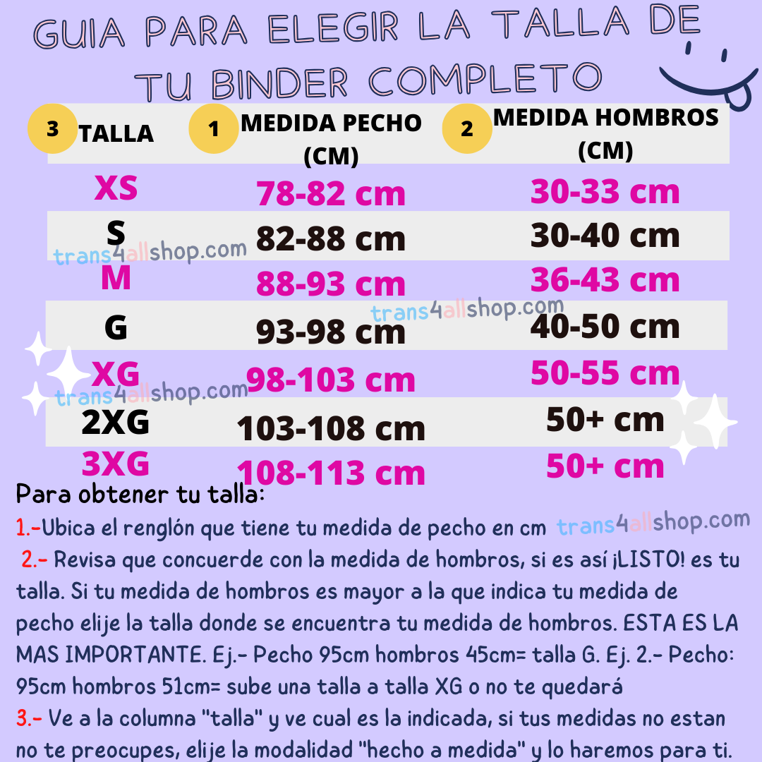 Binder Completo Deportivo- Faja para pecho