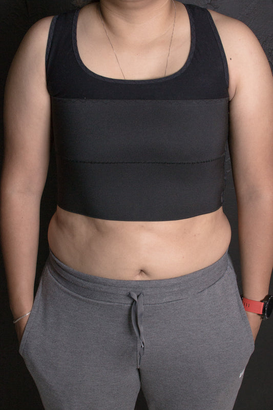 Binder 20 cm con tirantes - faja para pecho