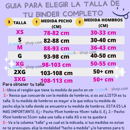 Binder Completo Deportivo- Faja para pecho
