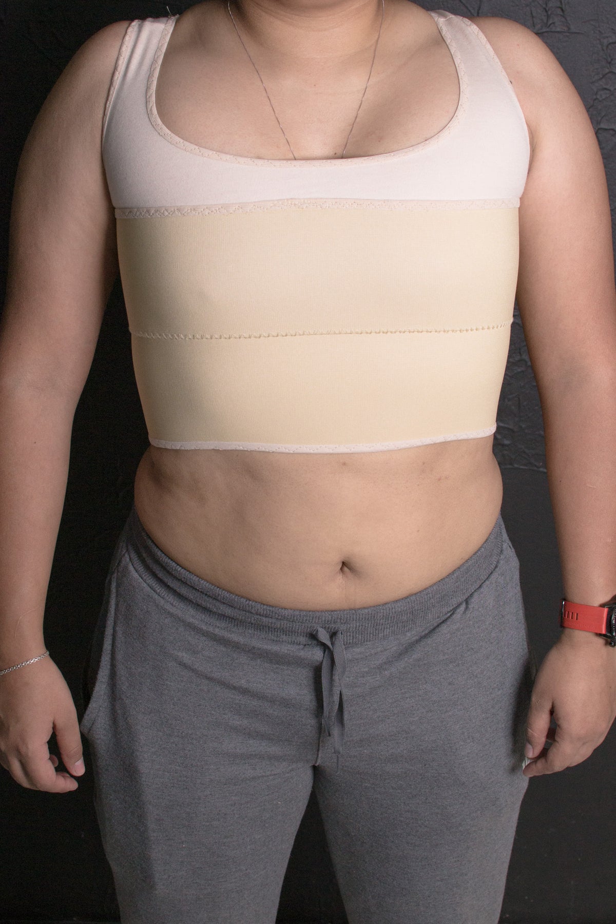 Binder 20 cm con tirantes - faja para pecho – TRANS4ALL