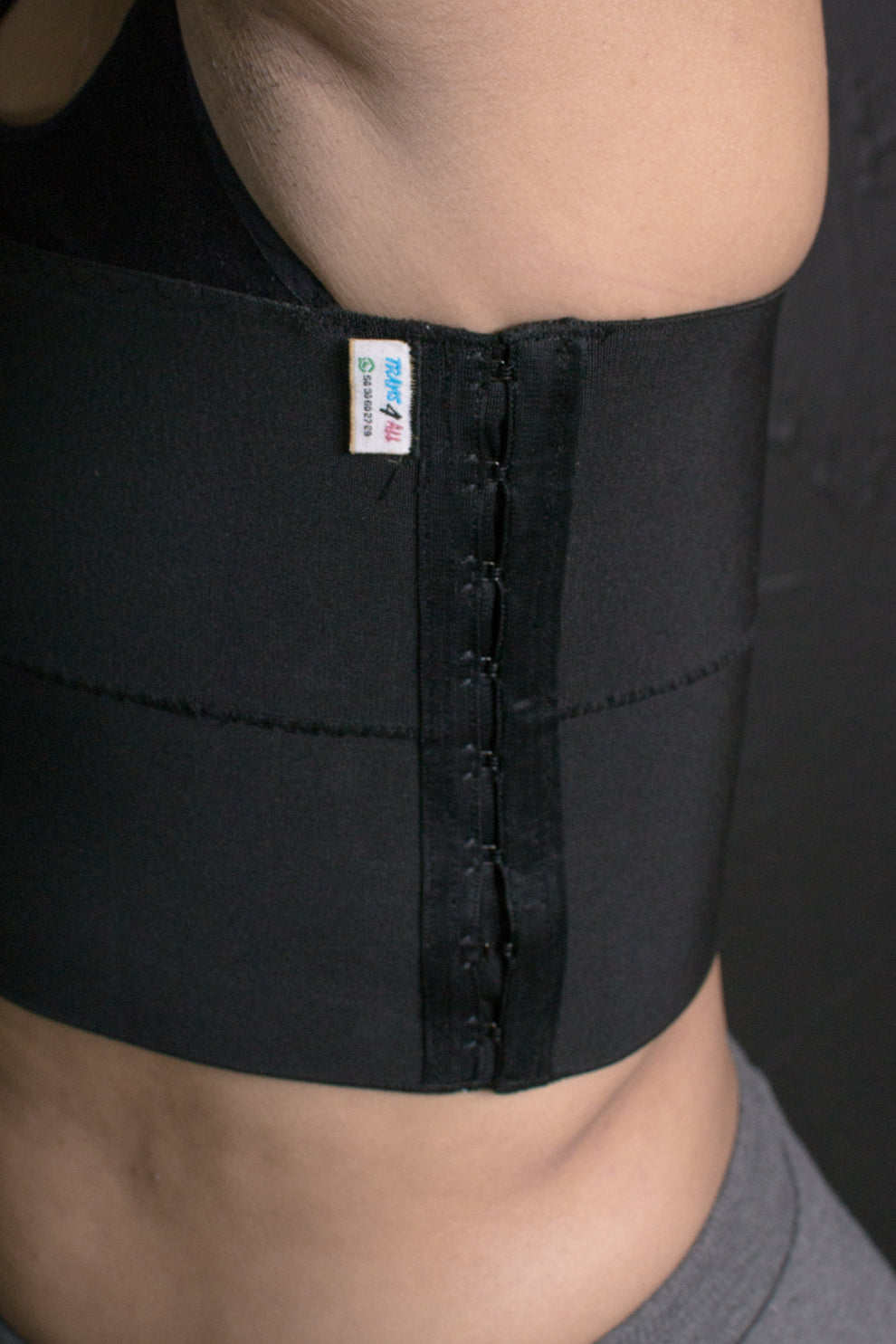 Binder 20 cm con tirantes - faja para pecho – TRANS4ALL